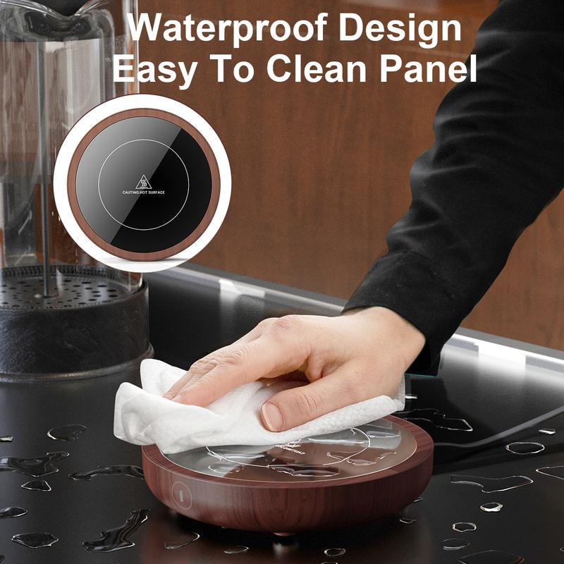 SWEETFULL Coffee Mug Warmer, 36W Electric Cup Warmer for Desk with 3-Temp Settings Advanced Temperature-Controlled Heating Coffee Gifts Accessories for Women Men Milk, Tea, Candle-Tiktokshopfalldealsforyou