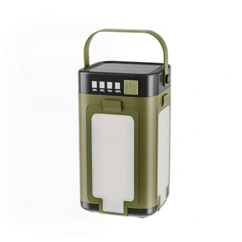 Folding 4-Leaf Solar Camping Light - Leaf Solar Camping Lantern and Flashlight - Portable Camping Light, Usb-C/Sun Rechargeable, 6 Modes, Splash Proof, Outdoor Emergency Light, Hiking, Power Outage