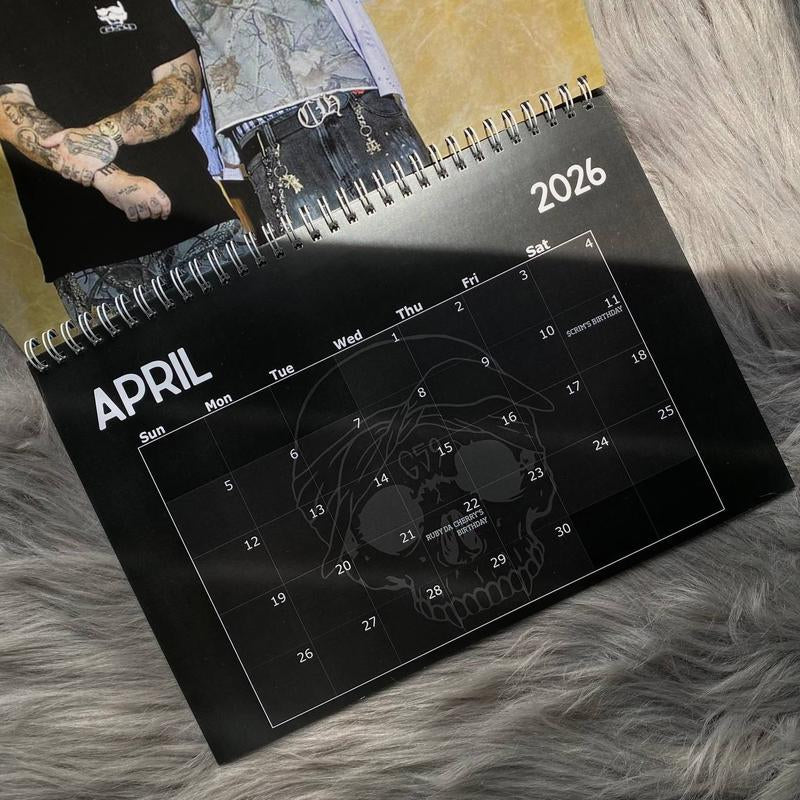 The Boys Desktop Calendar, G 59 Table Decor, New Year 2025 Calendar, New Calendar Gift for Fans