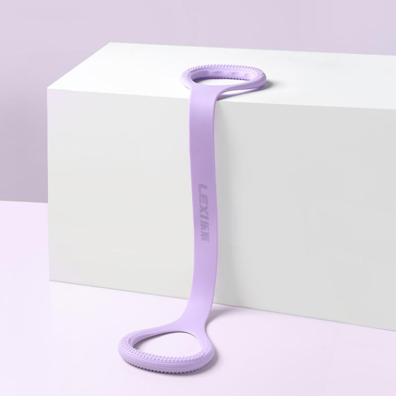 Figure 8 Resistance Bands for Women Men 8 Shaped Silicone Material Original Stretch Band for Arms Chest Expander Yoga Gym Fitness Home Workout Quick Effective Workouts Ergonomic Design Skin Friendly Portable Full Body Toning