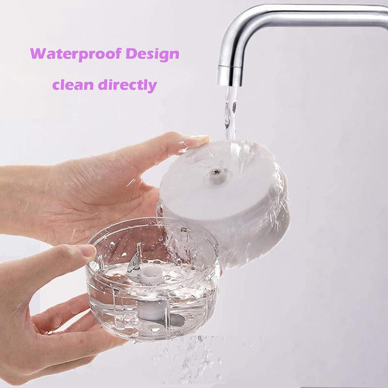 Electric Garlic Chopper, Child-Friendly Sensor Blade, Cut-Proof, 5000RPM Portable Vegetable Chopper, Food Chopper, USB Rechargeable Mini Garlic Mincer, Onion Chopper, Kitchen Gadgets, Ginger, Chili, Vegetables