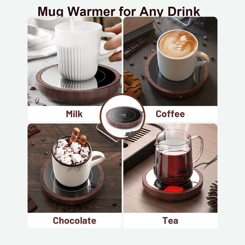 SWEETFULL Coffee Mug Warmer, 36W Electric Cup Warmer for Desk with 3-Temp Settings Advanced Temperature-Controlled Heating Coffee Gifts Accessories for Women Men Milk, Tea, Candle-Tiktokshopfalldealsforyou