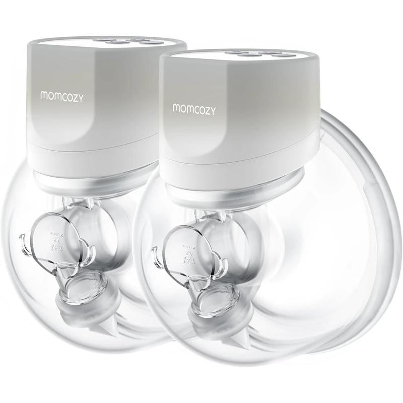 Momcozy Hands-Free Breast Pump S12 Pro, Wearable & Portable Pump with Soft Doublefit Flange, 3 Modes | 9 Levels Double Electric Pump, Smart Display, 24Mm,B