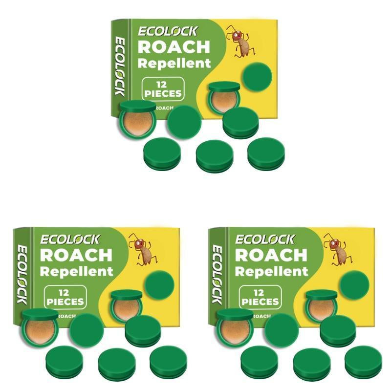1-4Boxes ECOLOCK Roach Repellent, Quick-Action Bait Limited Time Discountcockroach Gel Bait Pest Control Kit Rodent Repellent Pouches for Indoor & Outdoor Multi-Surface Microfiber Floor Mop Roach Killer Indoor Infestation Cockroach Gel Bait,