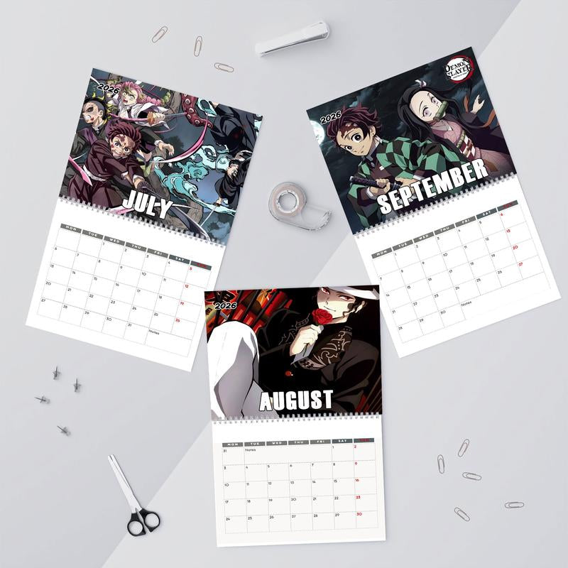 2026 DS Wall Calendar, Cute Japanese Anime, Gifts for Her