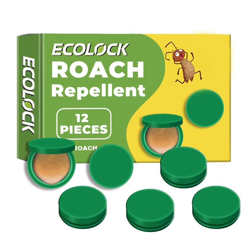 1-4Boxes ECOLOCK Roach Repellent, Quick-Action Bait Limited Time Discountcockroach Gel Bait Pest Control Kit Rodent Repellent Pouches for Indoor & Outdoor Multi-Surface Microfiber Floor Mop Roach Killer Indoor Infestation Cockroach Gel Bait,