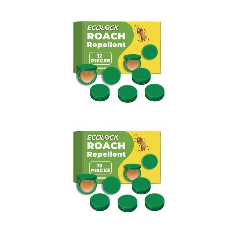 1-4Boxes ECOLOCK Roach Repellent, Quick-Action Bait Limited Time Discountcockroach Gel Bait Pest Control Kit Rodent Repellent Pouches for Indoor & Outdoor Multi-Surface Microfiber Floor Mop Roach Killer Indoor Infestation Cockroach Gel Bait,
